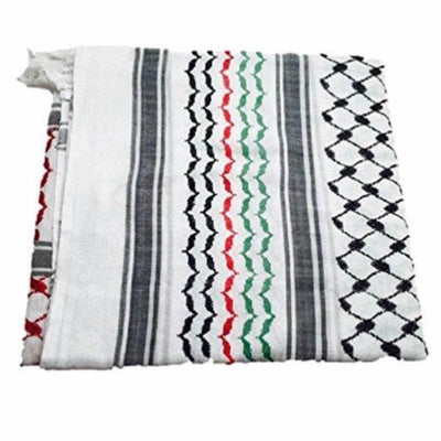 Woven Kufiya Flag Colors - Palestinian Made