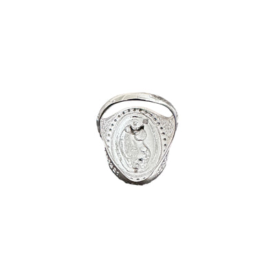 Made in Palestine Onsa Coin Replica Sterling Silver Ring