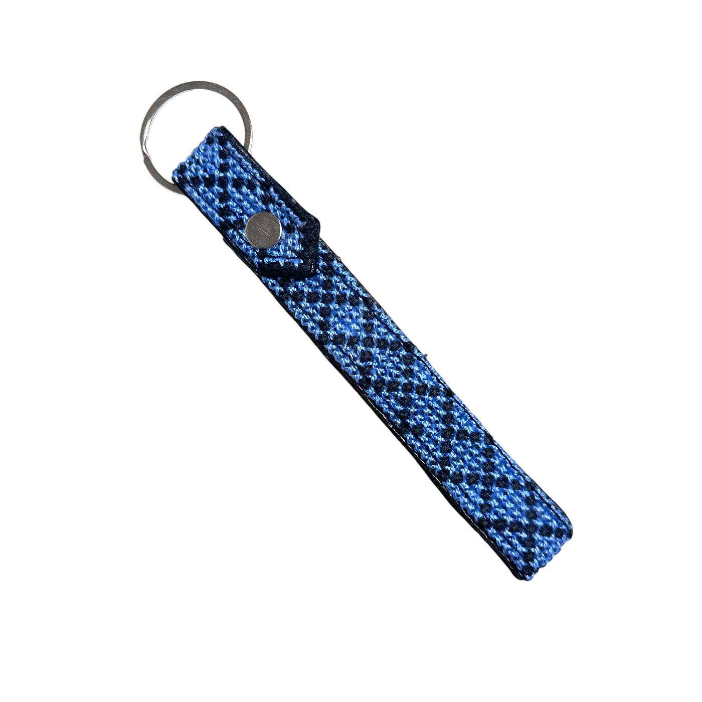 Palestinian-Made Tatreez Keychain - Blue