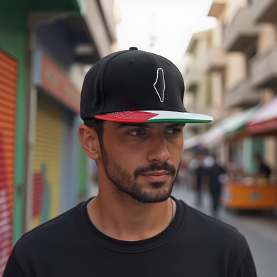 Palestine Flag Snapback Cap