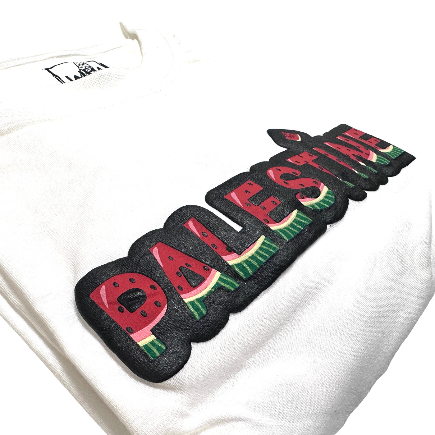 Palestine Watermelon Puff Print Shirt