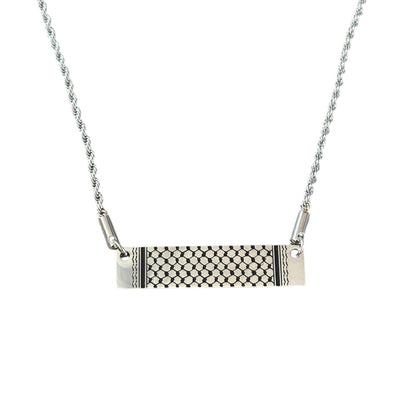 The Kuffiyeh Bar Necklace