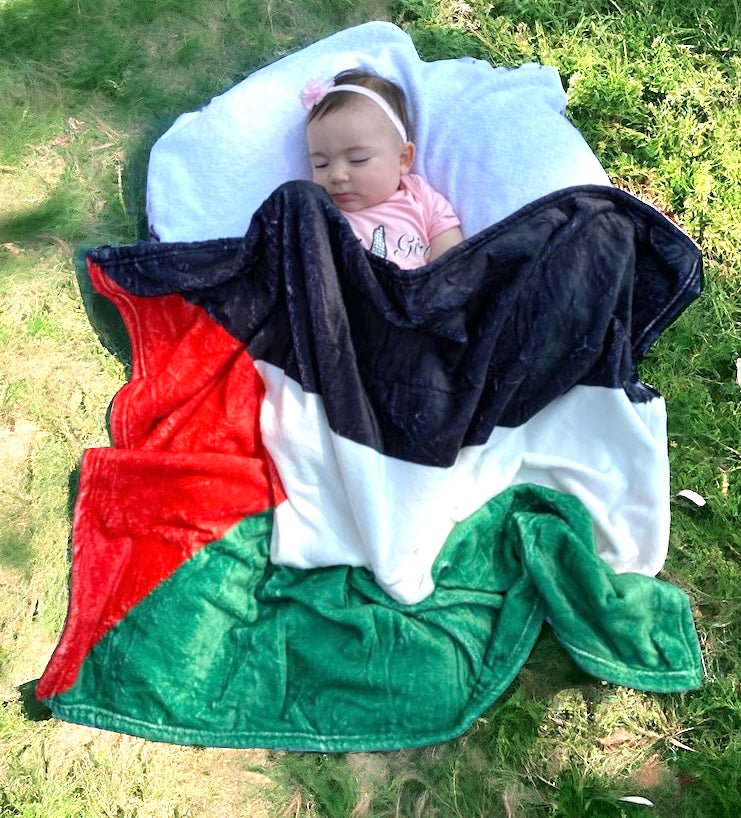 Palestinian Flag Baby Blanket