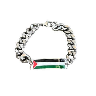 The Palestinian Flag ID Bracelet Large