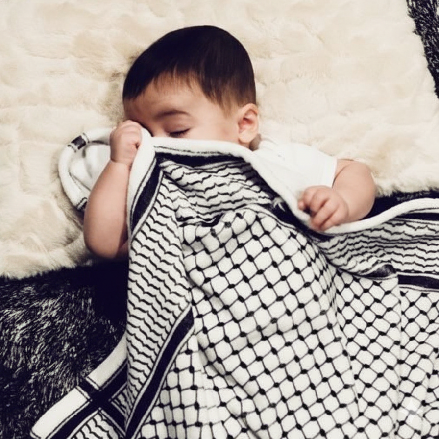 Kufiya Baby Blanket