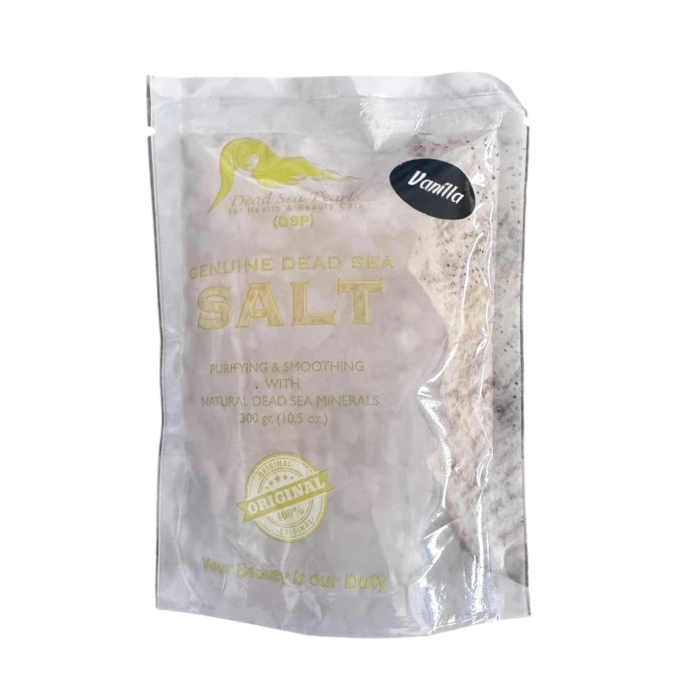 Genuine Dead Sea Bath Salt Vanilla 300g