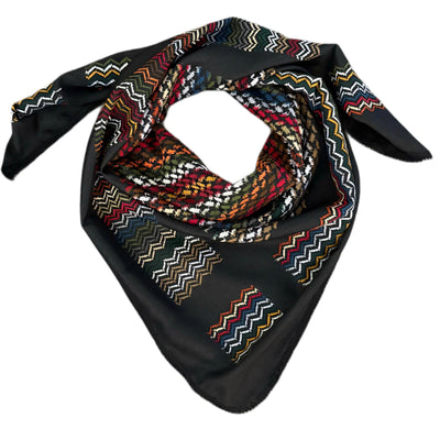 PREORDER SHIPS November 4th. Woven Kufiya Black Cocktail - Palestinian Made