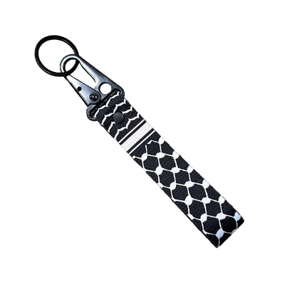 Kufiya Bag Clip Keychain