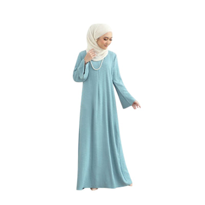Modest Fashion Dusty Green Abaya Dress
