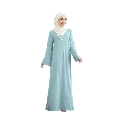 Modest Fashion Dusty Green Abaya Dress