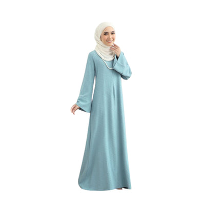 Modest Fashion Dusty Green Abaya Dress