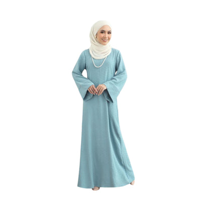 Modest Fashion Dusty Green Abaya Dress
