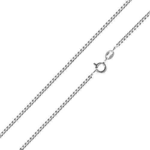 Sterling Silver Box 019 1.1mm Chain All Lengths