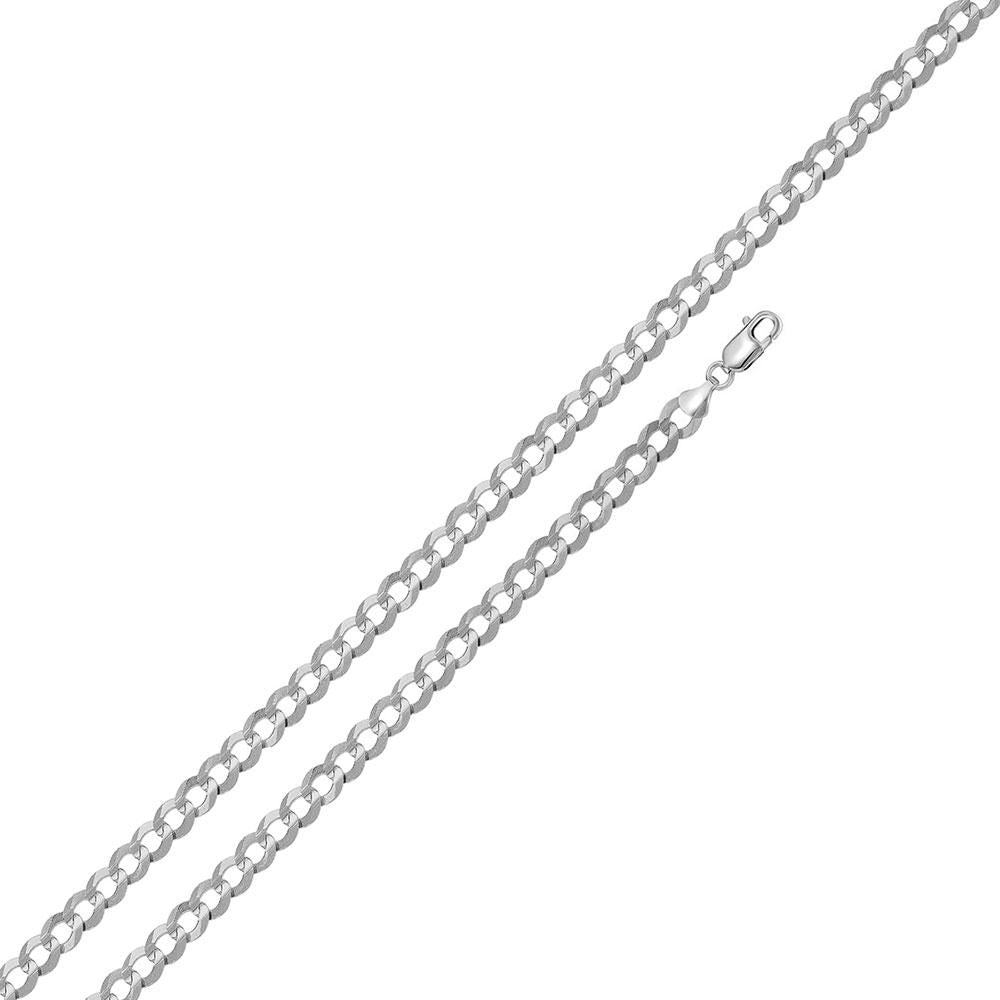 Sterling Silver Curb 150 5.5mm Chain All Lengths