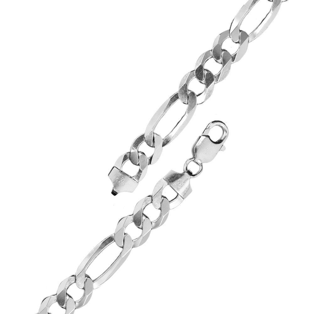 Sterling Silver Figaro 180 7mm Chain All Lengths