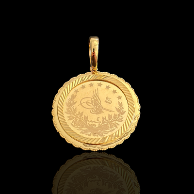 21K Solid Gold Ottoman Pendant