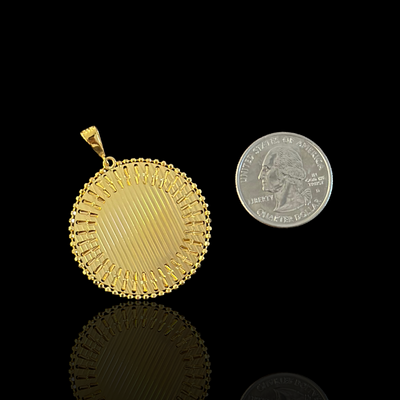 21K Solid Gold Ottoman Pendant