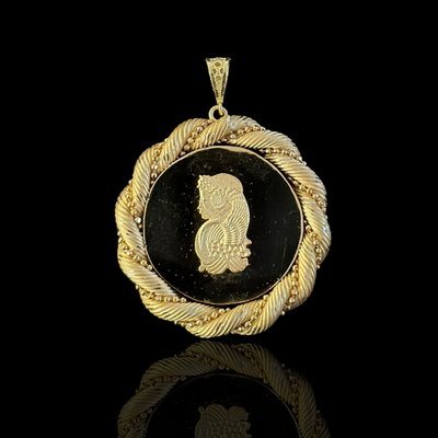 21K Solid Gold Pendant