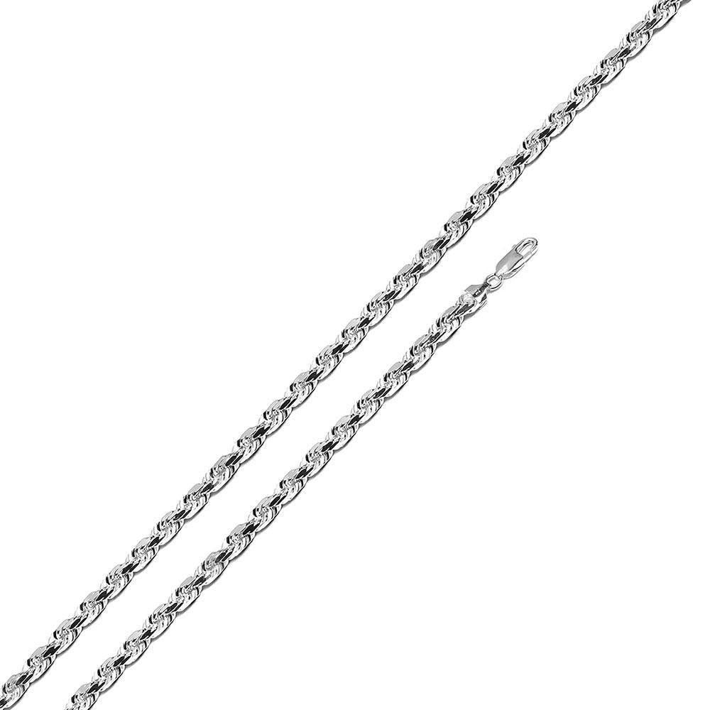 Sterling Silver Rope 060 3mm Chain All Lengths