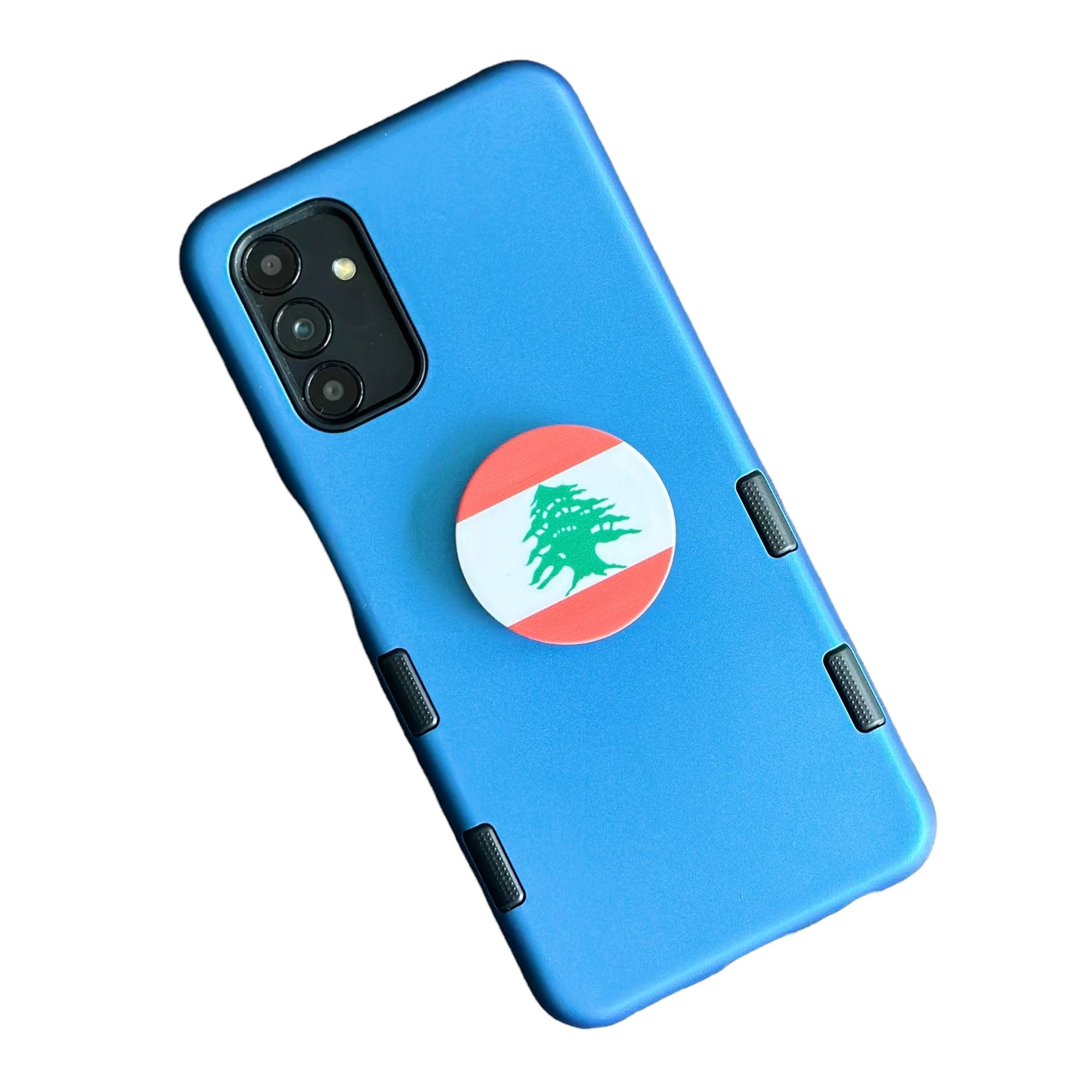 Lebanon Flag Cell Phone Grip