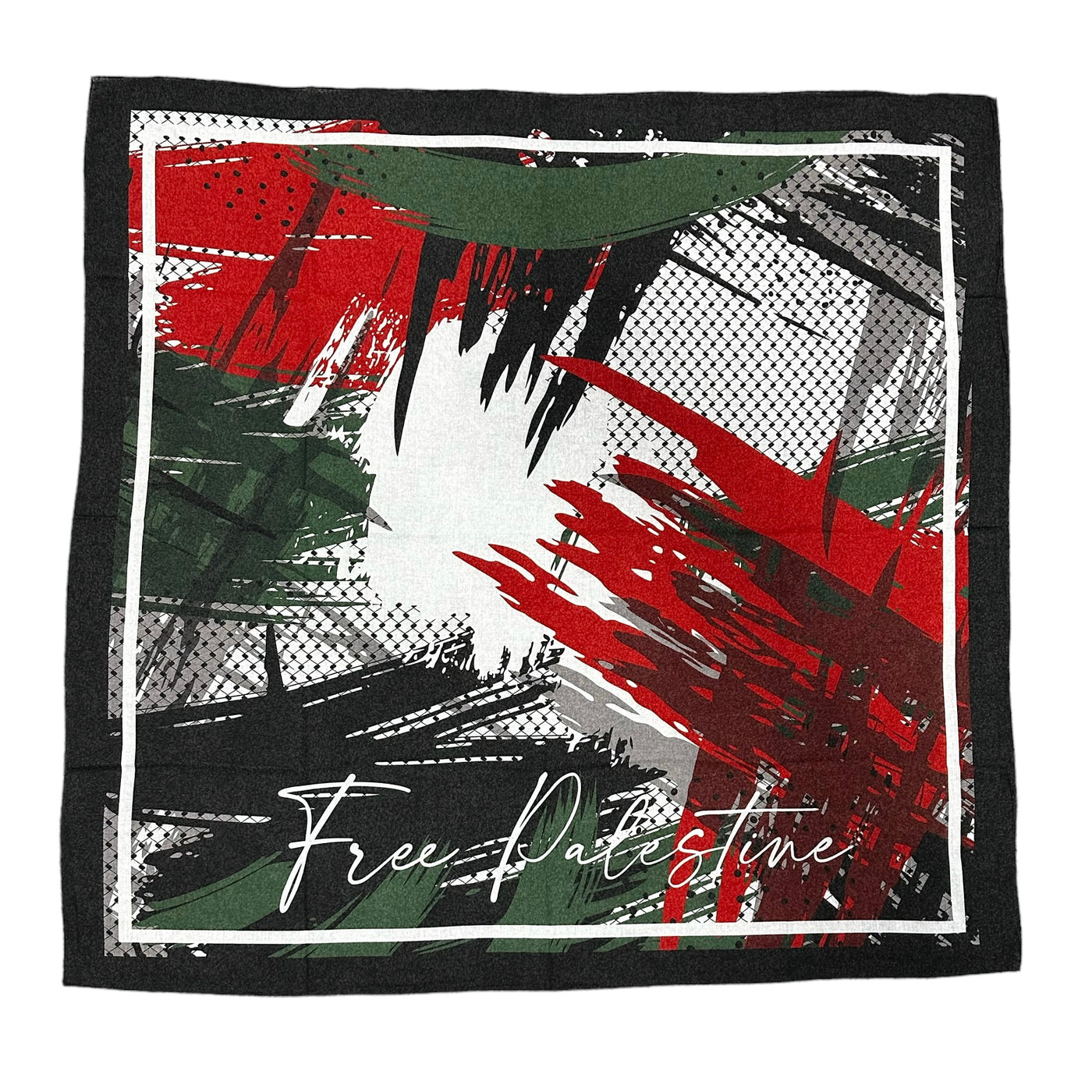 Free Palestine Flag & Kufiya Scarf