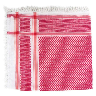 Authentic Hirbawi Kufiya Red & White